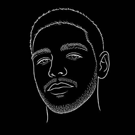Illustrated portrait of Lorenzo, from his GitHub profile